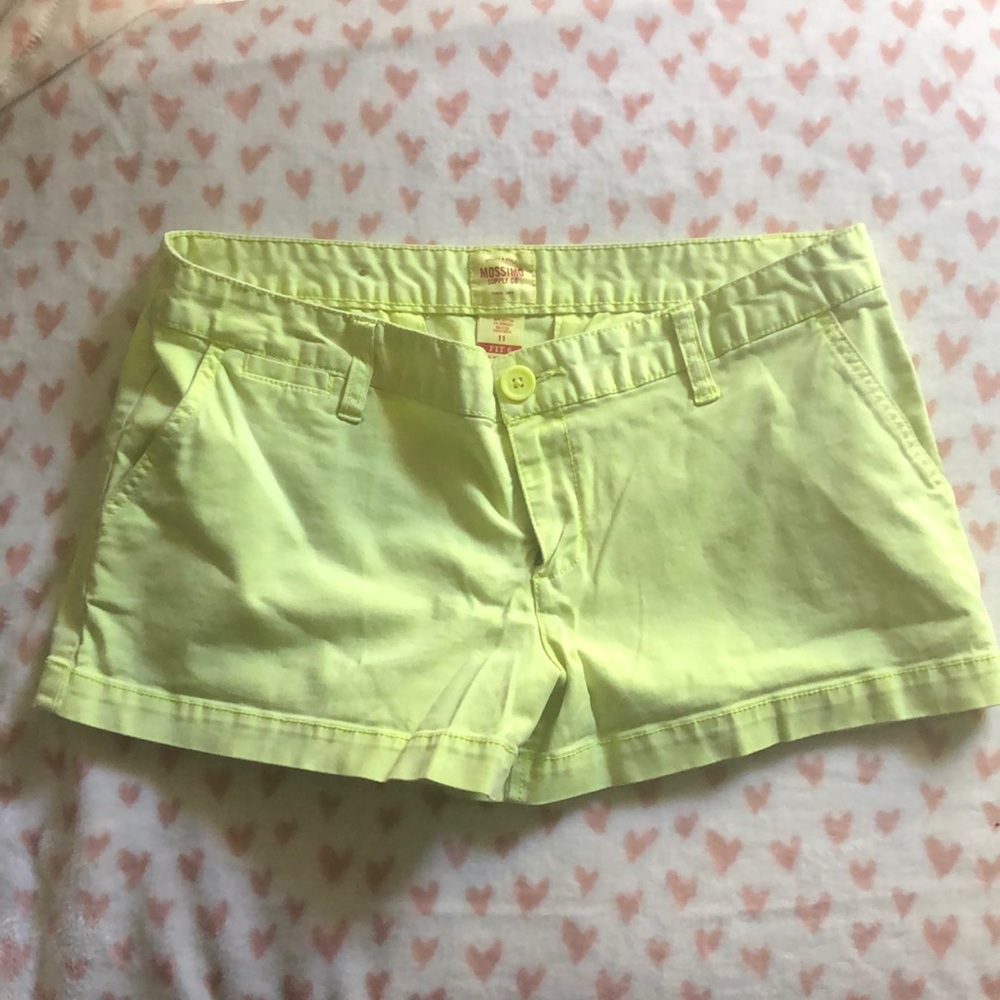 Mossimo citron chino shorts size 11